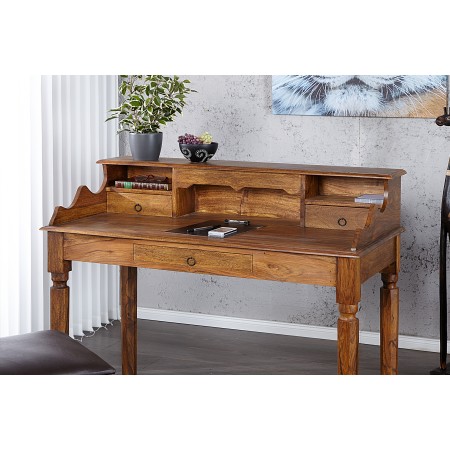 Elégant secrétaire HEMINGWAY L 115cm bureau en bois de...