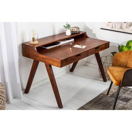 Secrétaire massif MONSOON 120 cm en acacia Bureau