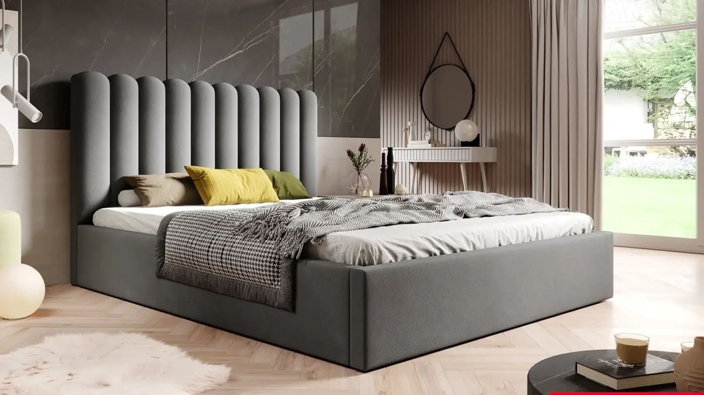 Nova Bett mit Hubbettboden und integriertem Stauraum - MEUBLERDESIGN
