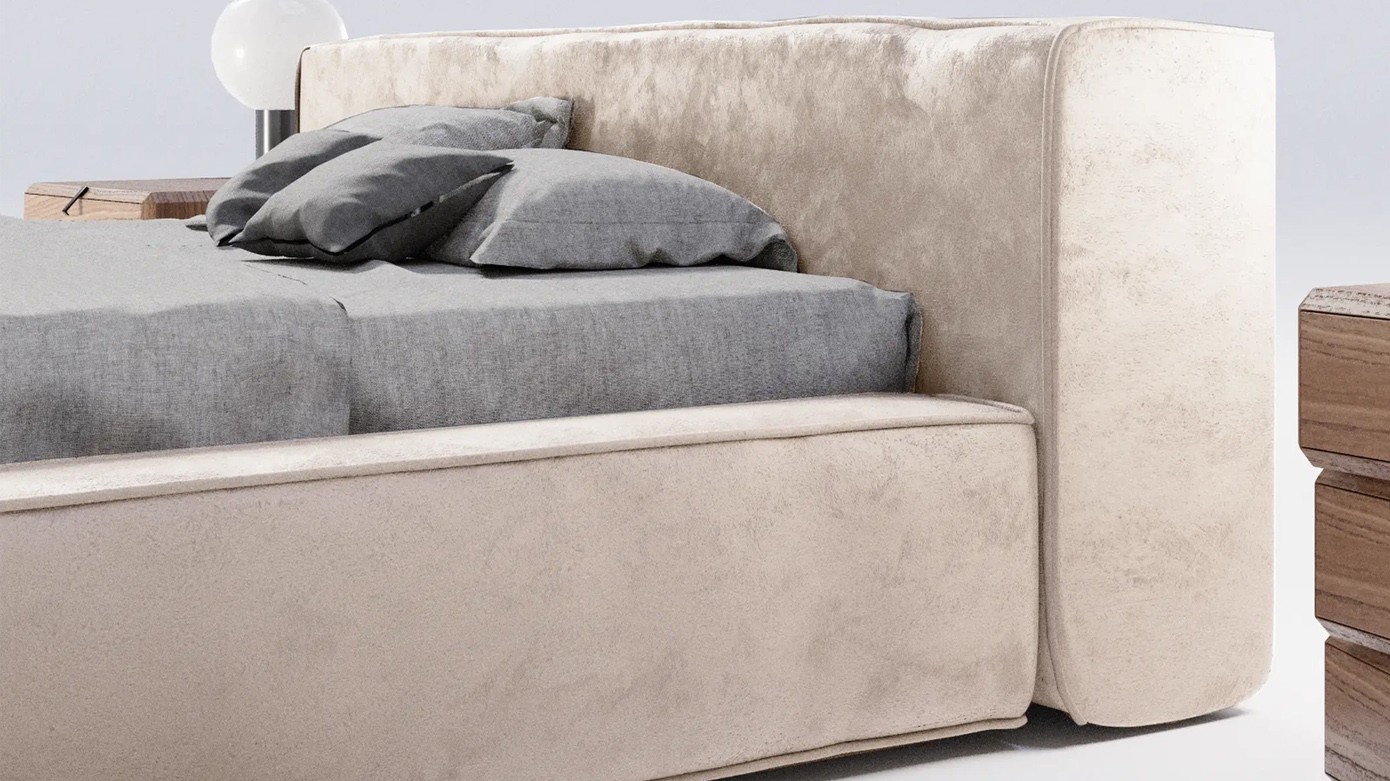 Nova Bett mit Hubbettboden und integriertem Stauraum - MEUBLERDESIGN