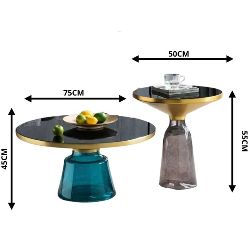 Table basse loupe d'orme et laque noir, 1980