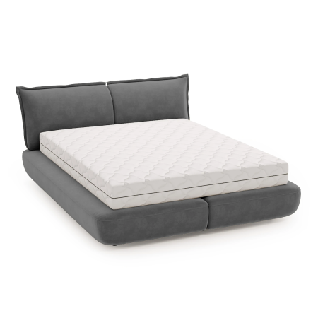 copy of Nova Truhenbett -  Velours gris foncé