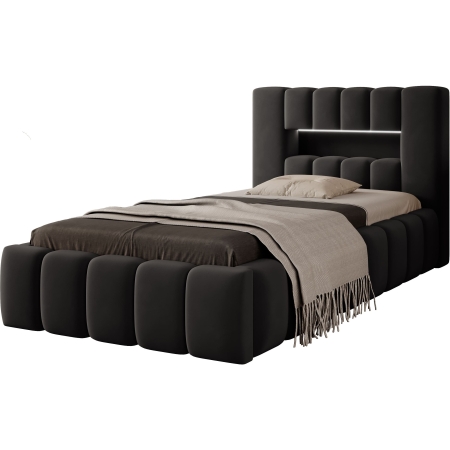 copy of Lit Coffre Sommier Relevable Nova -  Velours Noir