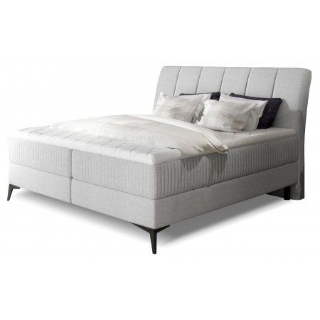 Ensemble boxspring complet tête de lit + sommiers coffre...