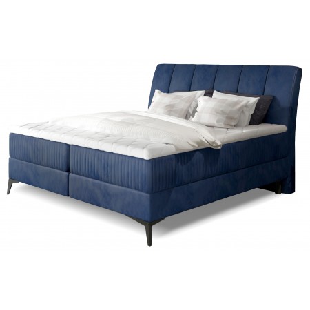 Ensemble boxspring complet tête de lit + sommiers coffre...