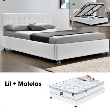 Materasso 180 x 200 con Viscoelastico Premium, reversibile, alta gamma