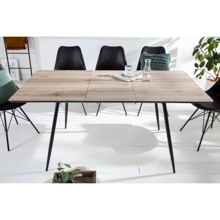 APARTAMENTO Mesa de comedor extensible 120-160cm roble...