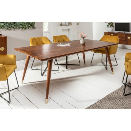 MYSTIC LIVING Mesa de comedor maciza de 200cm en madera...