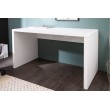 Bureau design FAST TRADE 120cm blanc brillant Table de bureau