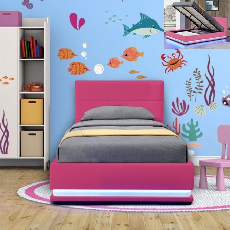 Cama infantil Led con caja Ava