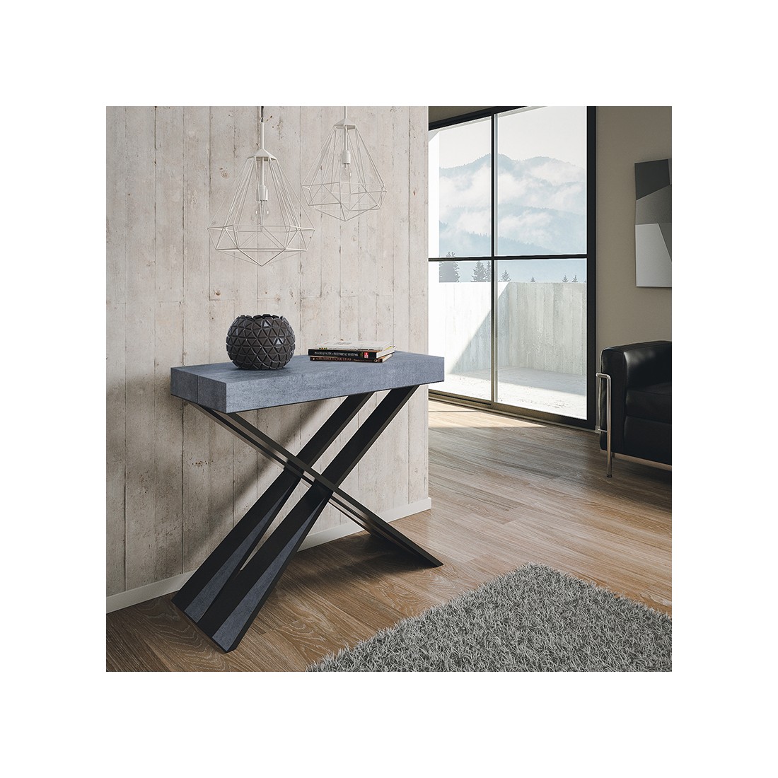 Table console extensible 1 à 15 places MADE IN ITALY