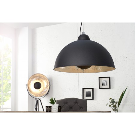 Elegante lampada a sospensione STUDIO 55cm nero foglia...