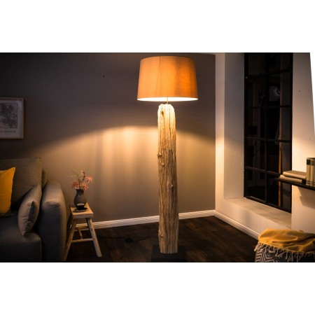  Lampadaire artisanal ROUSILIQUE 177cm beige Lampe en...