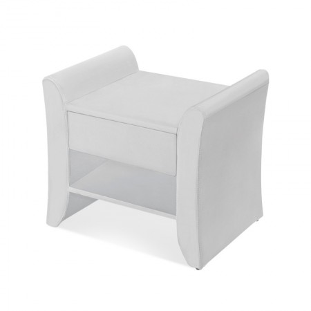 Table de chevet NOVA - Table de nuit - Design -  Blanc