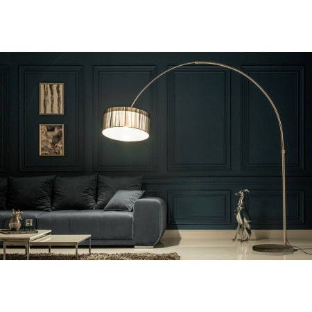  Design Bogenlampe EXTENSO 230cm schwarz Stehlampe mit...