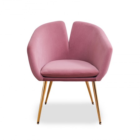 LOVE Samt-Design-Sessel in Herzform