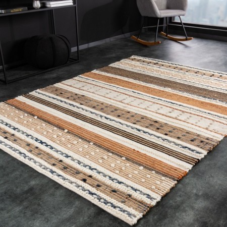 Handgewebter Teppich INKA 230x160cm buntes Muster...