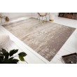 Vintage Baumwoll-Teppich MODERN ART 350x240cm beige-grau verwaschen Used Look
