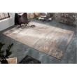  Vintage Baumwoll-Teppich MODERN ART 350x240cm grau beige verwaschen Used Look 