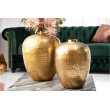 Elegantes Vasen 2er Set ORIENTAL 33cm gold in Handarbeit verziert
