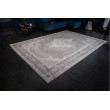 Tapis oriental en coton PURE UNIQUE 350x240cm gris clair antique à motifs géométriques