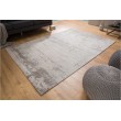  Vintage Baumwoll-Teppich MODERN ART 240x160cm beige grau verwaschen Used Look 